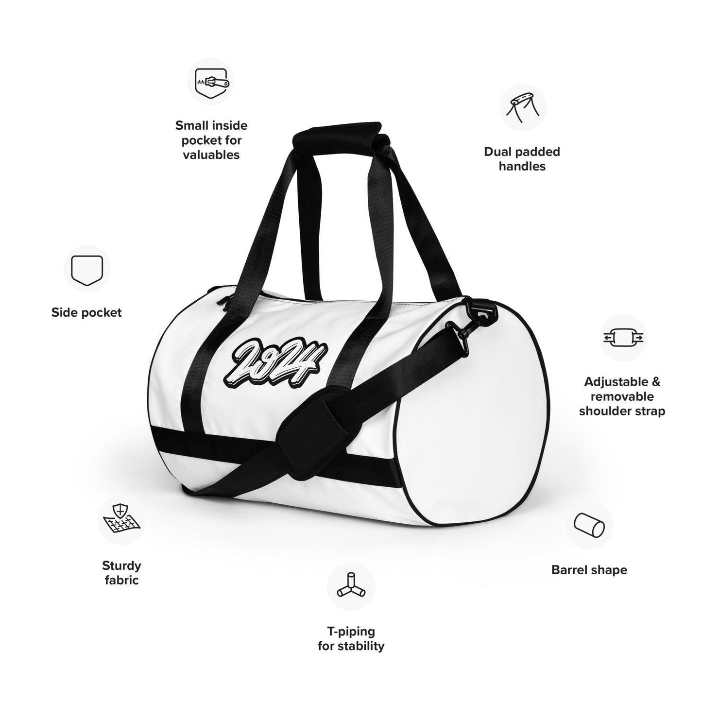 2024 All-over print gym bag