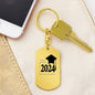 Customizable Engraved Keychain - Class of 2024
