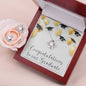 Graduation Knot Necklace and Earrings