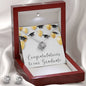 Graduation Knot Necklace and Earrings