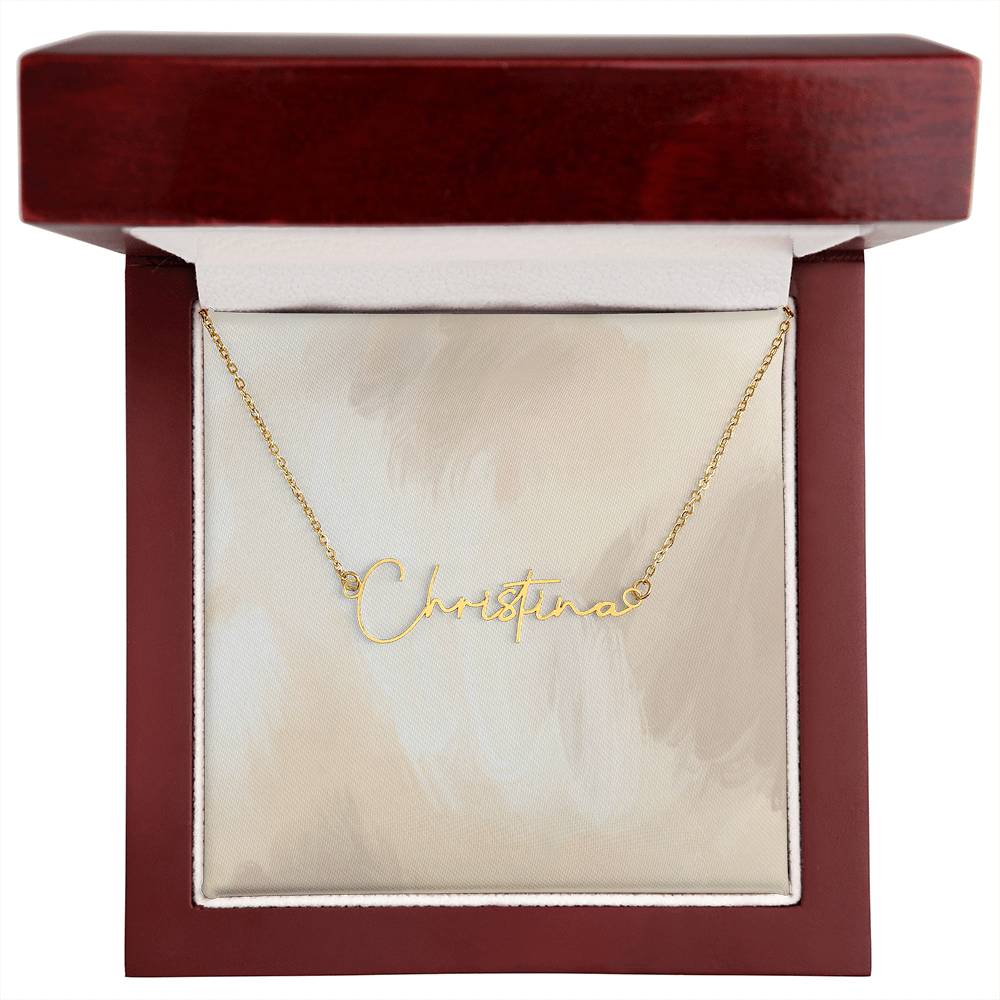 Signature Style Name Necklace