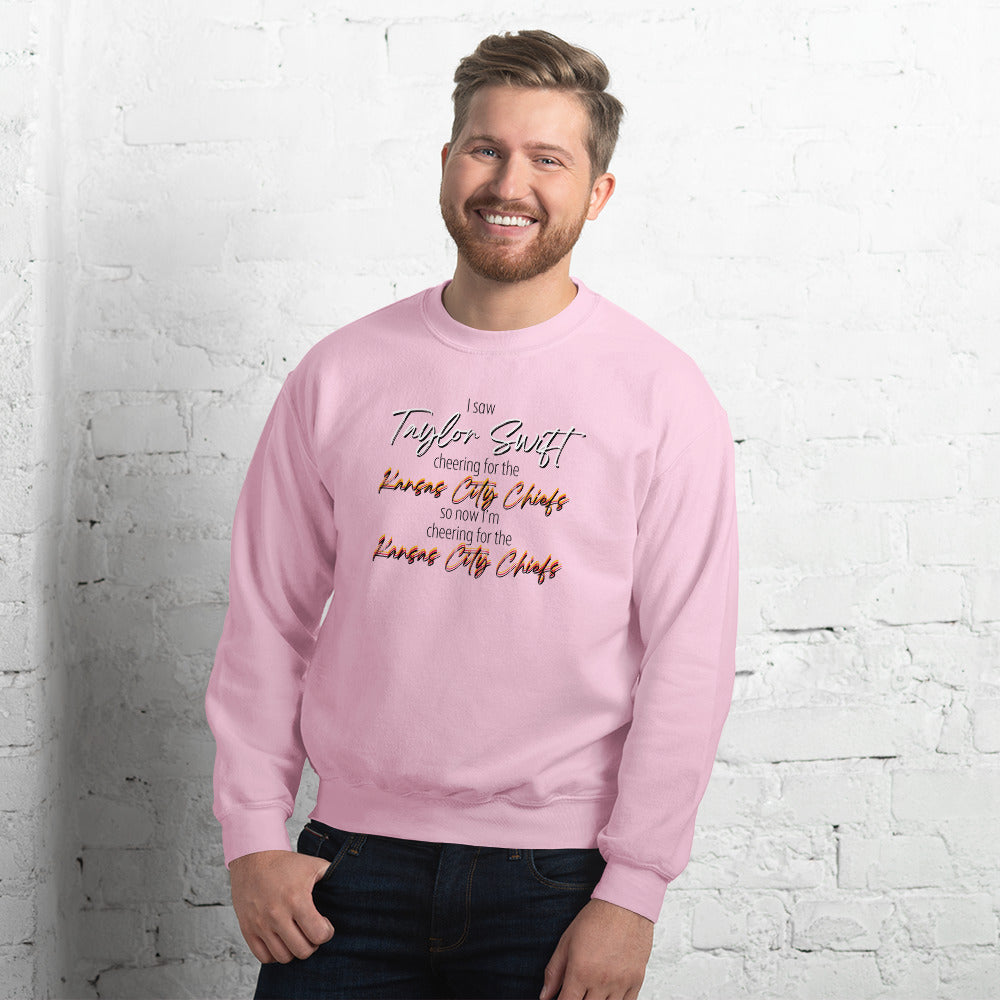 Taylor Swift Cheers for the Chiefs Sweatshirt