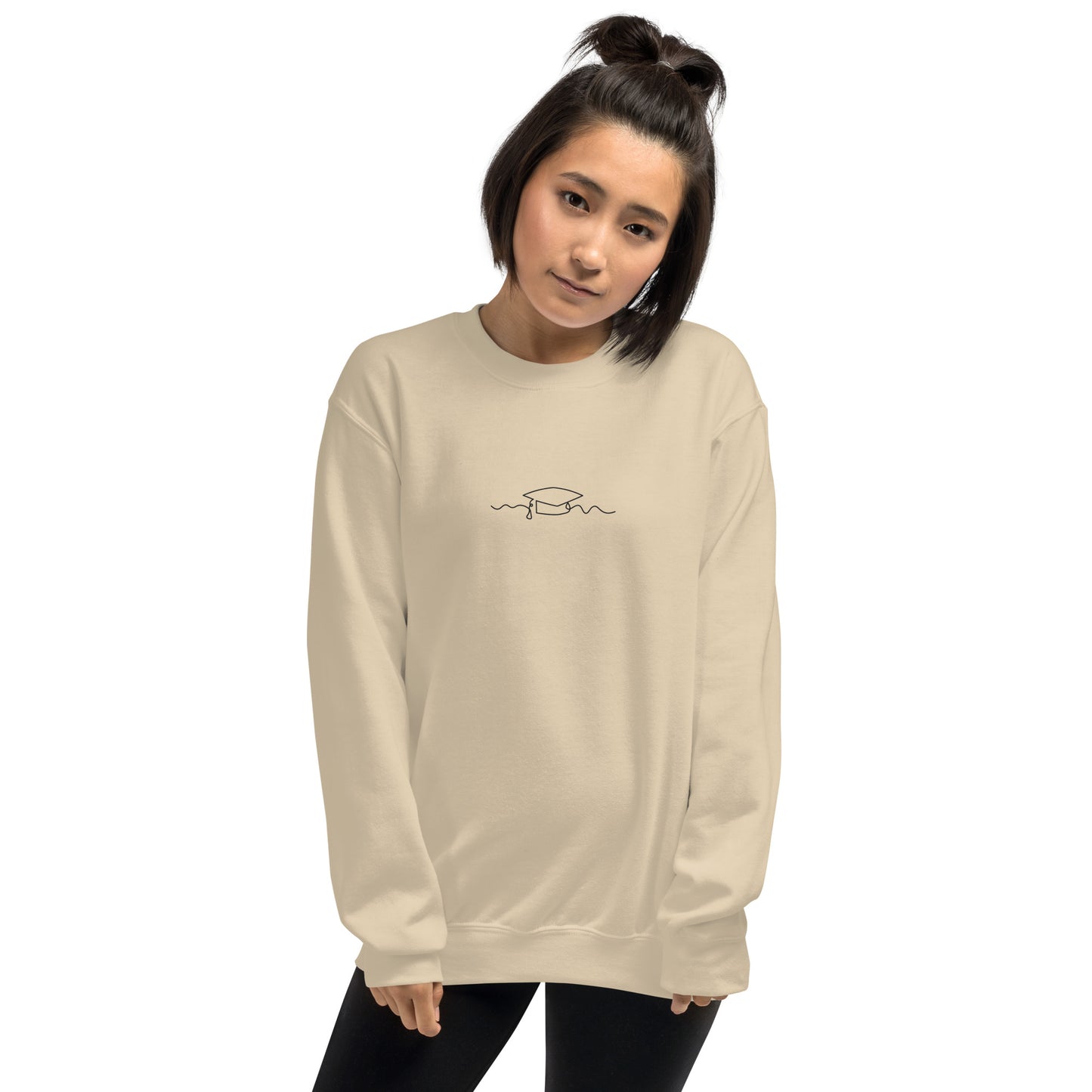 Grad Cap Doodle Sweatshirt