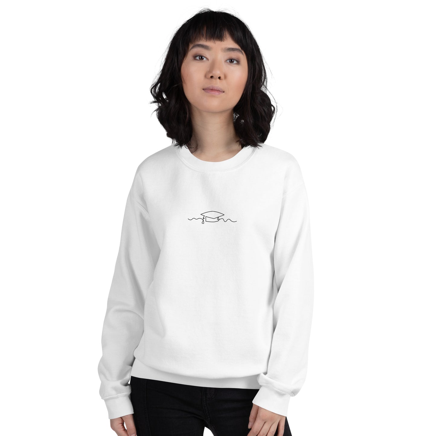 Grad Cap Doodle Sweatshirt