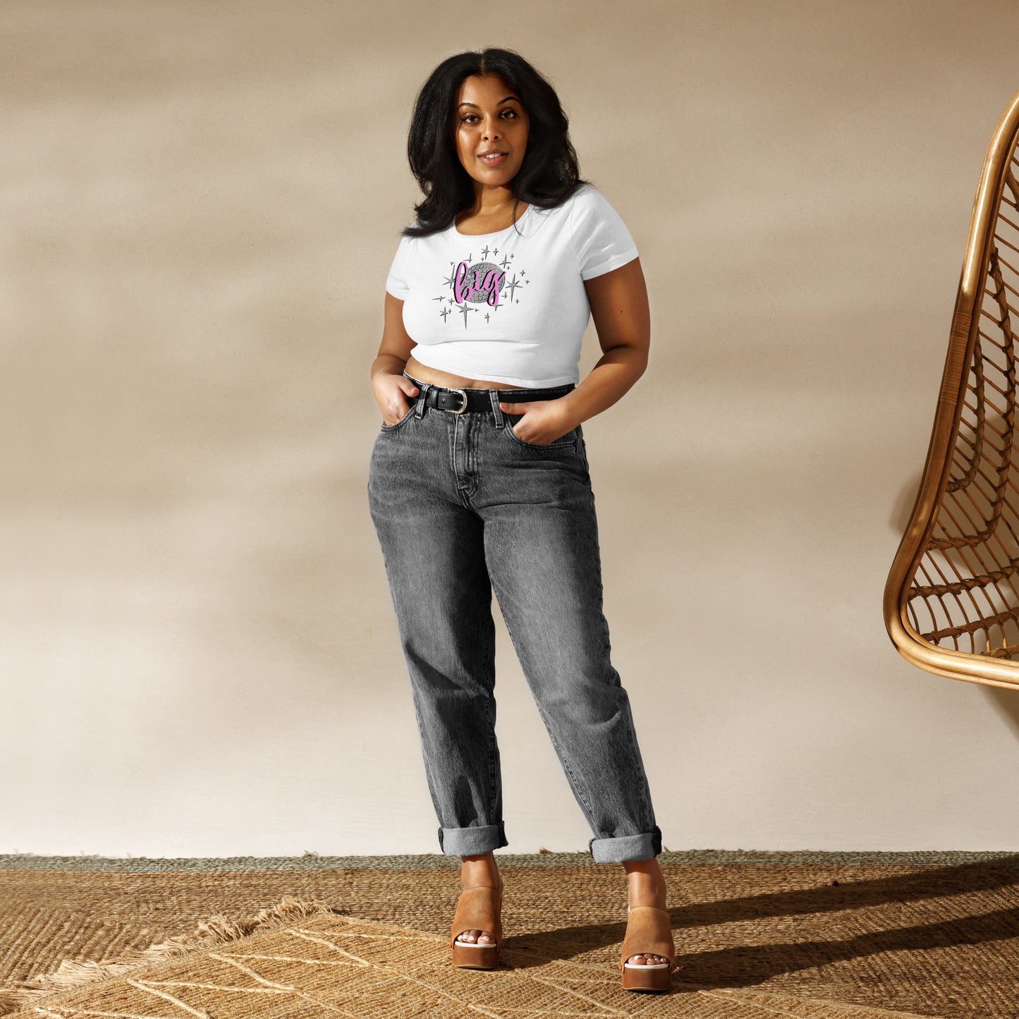 Big Disco Crop Tee