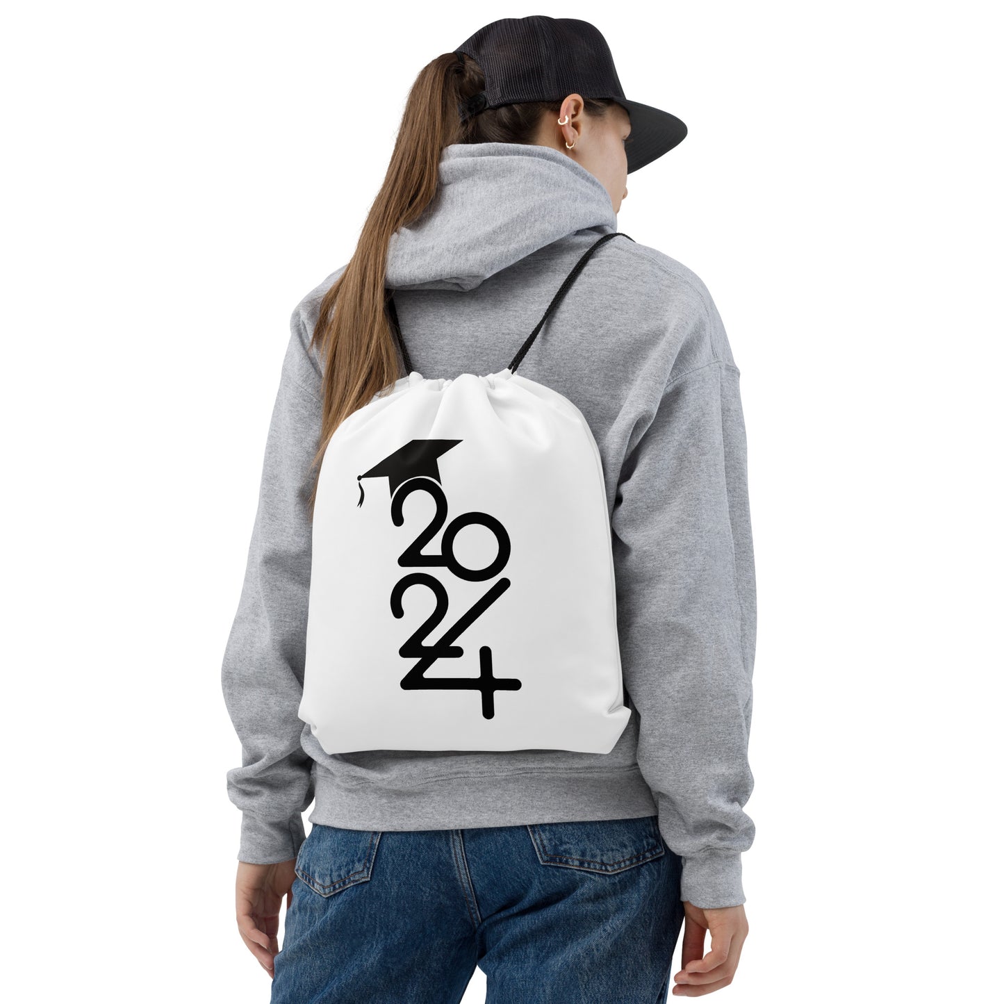 Vertical 2024 Drawstring Bag