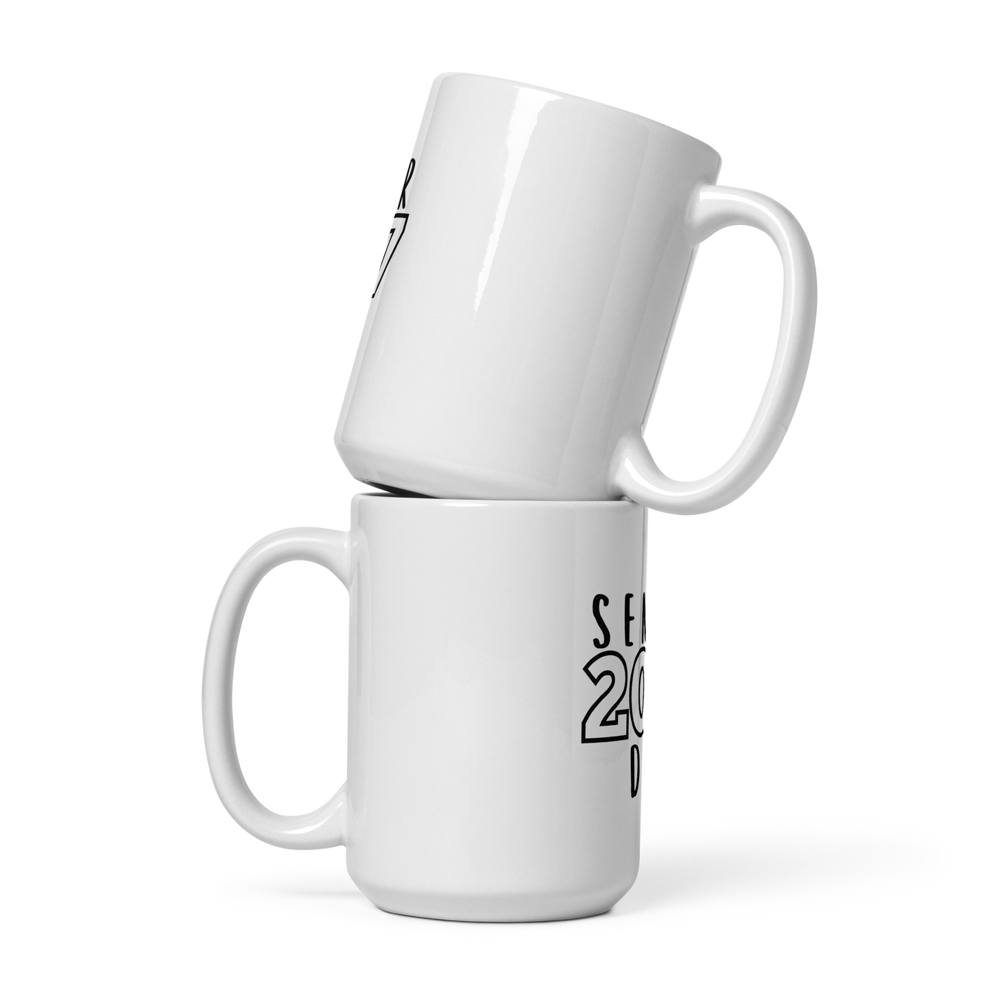 Class of 2027 Senior Dad Block Coffee Mug